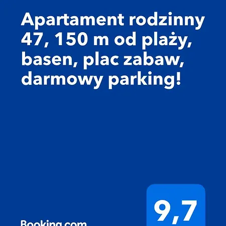 Appartement Rodzinny 47, 150 M Od Plazy, Basen, Plac Zabaw, Darmowy Parking! *